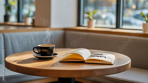 cup of coffee on the table