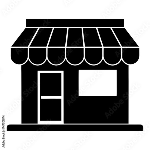 vector illustration of a storefront