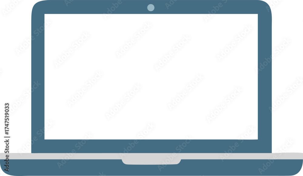 Fototapeta premium laptop isolated on white background