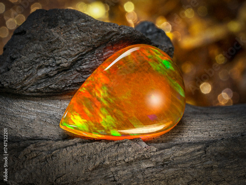Natural Ethiopian Opal Loose Gemstone