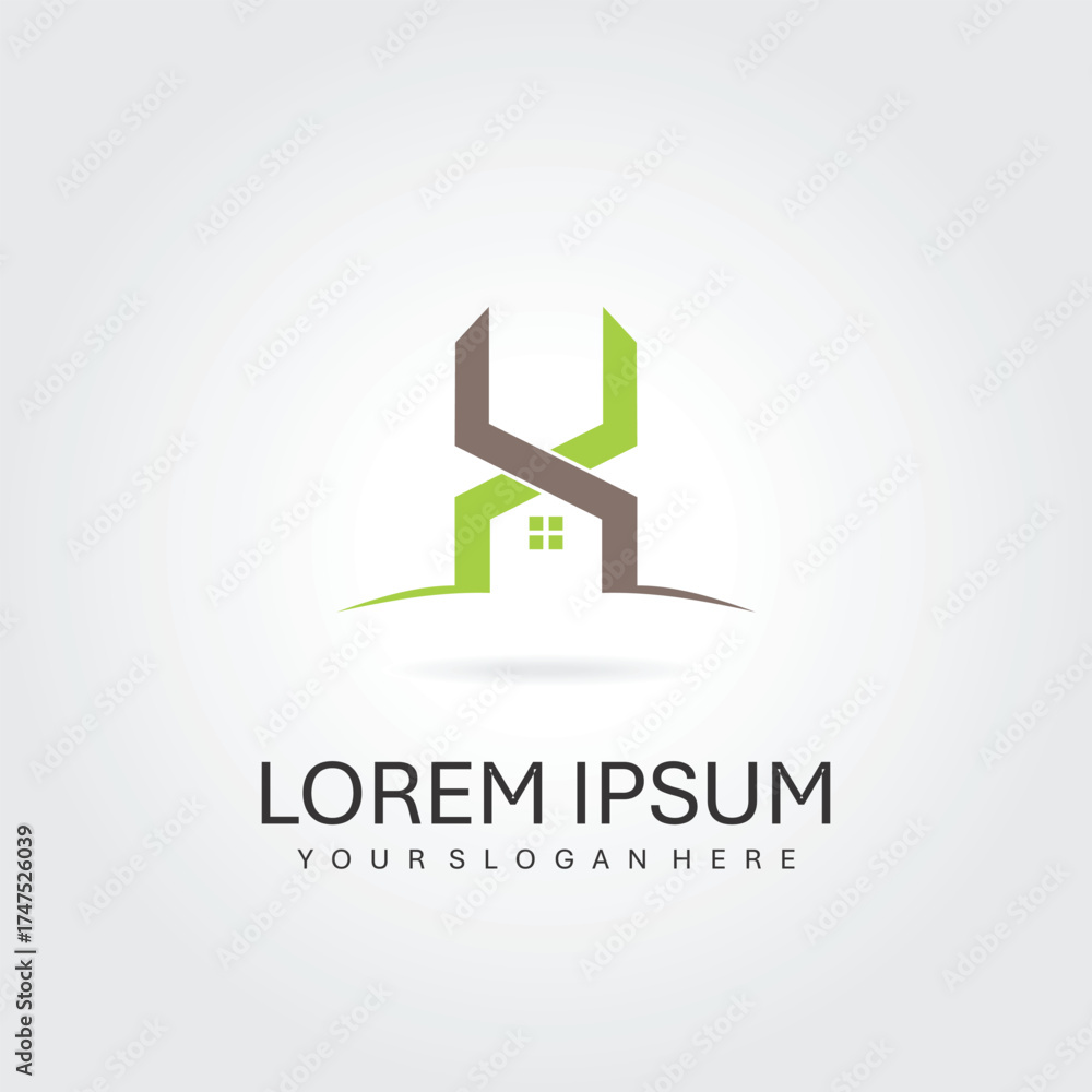 Fototapeta premium home and real estate logo design