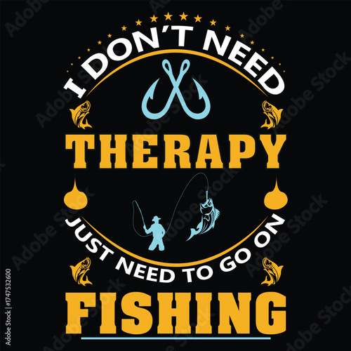 Fishing t-shirt design