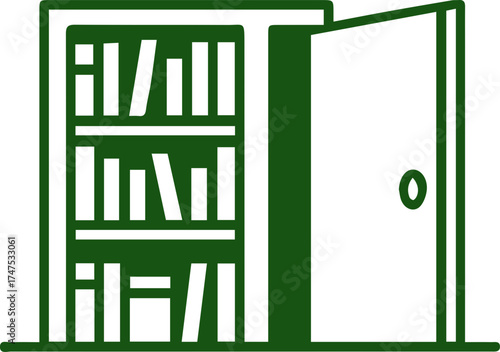Hidden World of Knowledge Behind the Bookshelf Door Unveiling Secrets