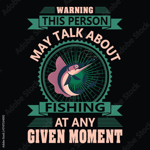 Fishing t-shirt design