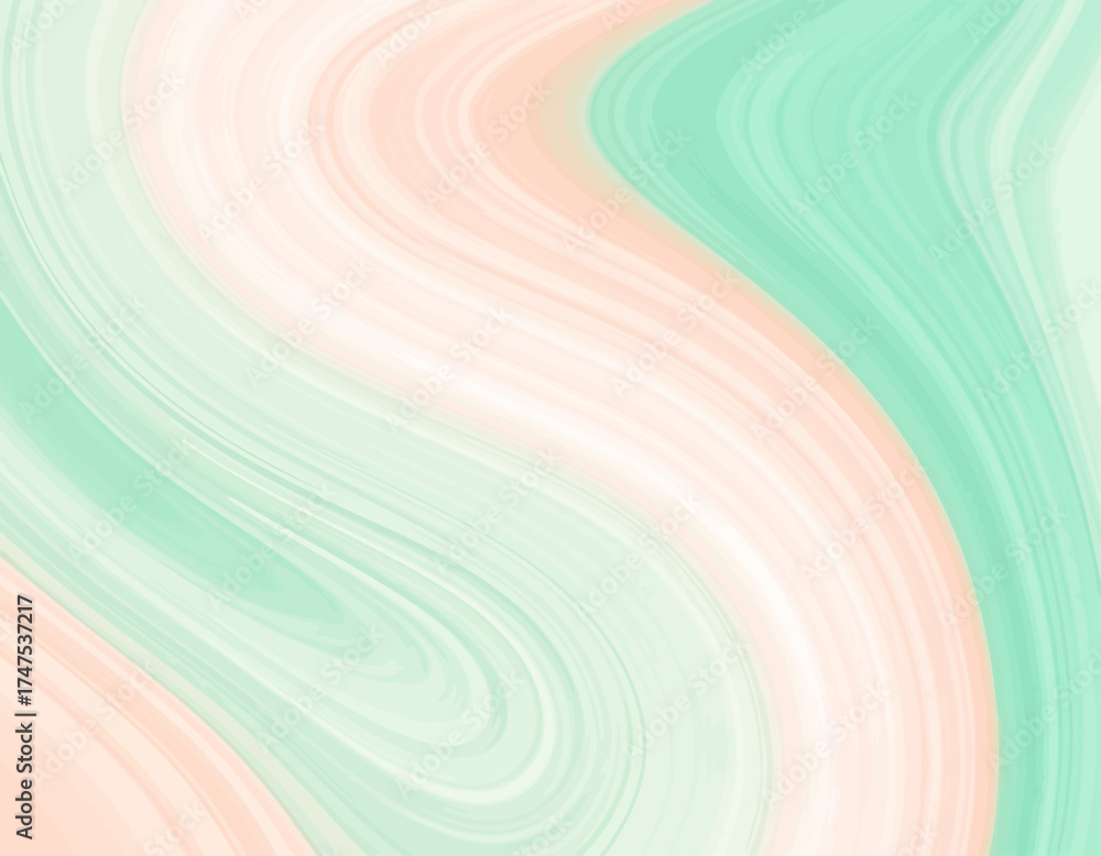 Fototapeta premium Abstract Swirls of Pink and Green Marble Texture.