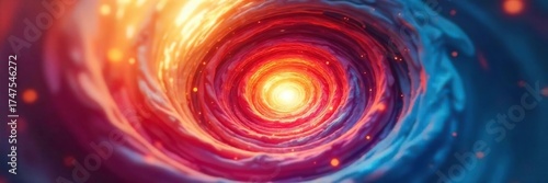 Mesmerizing Swirling Vortex Abstract Background of Blurred Colors, Dynamic Motion, and Vibrant Energy, Ideal for Websites and Artistic Projects