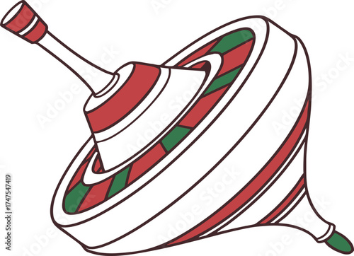 Hand drawn vector illustration of an Independence Day symbol with a cowboy hat design