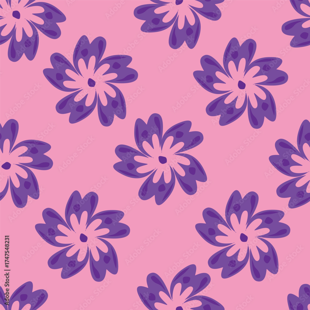 Fototapeta premium seamless floral pattern