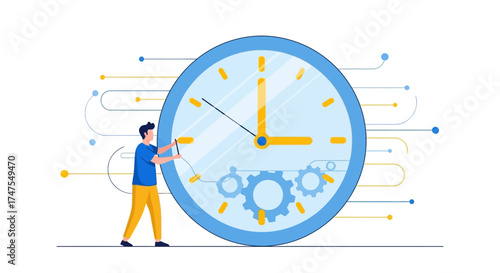 Manipulating Time: A Conceptual Visual Representation of Time Management and Strategy