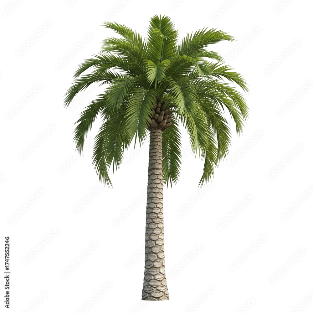 Fototapeta premium palm tree isolated on white