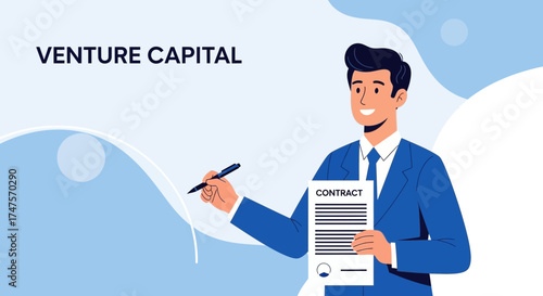 Professional Approving Contract in Venture Capital Agreement for Business Partnership