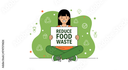 Promoting Eco-Consciousness: A Person Advocating For Sustainable Food Practices