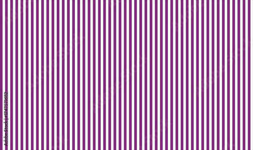 "Bold Vertical Striped Pattern in Rich Purple and White, High Contrast Modern Graphic Background"  This image showcases a striking pattern of alternating bold vertical stripes in a rich, deep purple.