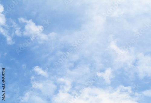 blue sky with clouds