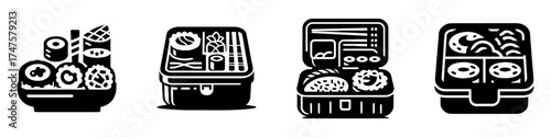Sushi Bento Boxes: A Culinary Journey in Miniature.