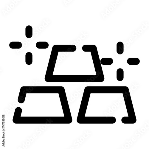 Gold bar icon