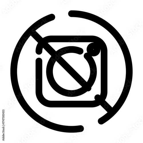 No camera icon