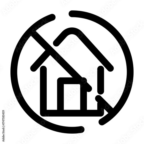 No house icon