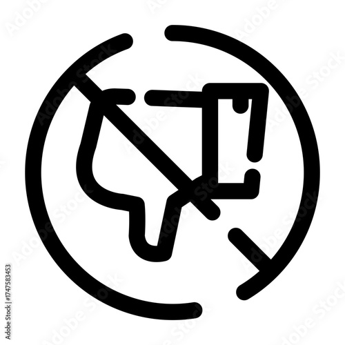 No unlike icon
