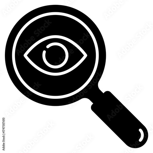 eye search solid icon