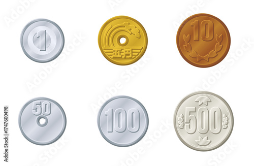 日本の硬貨 お金 コイン