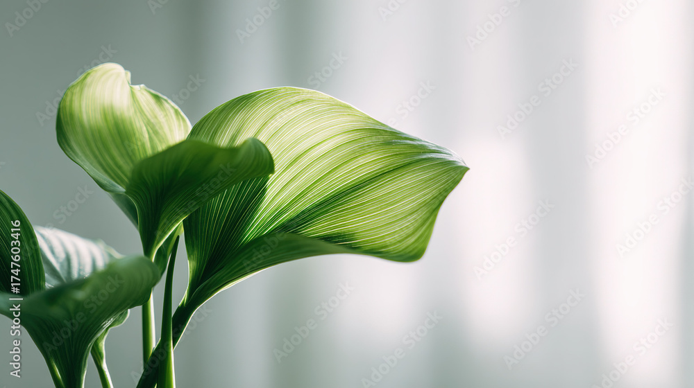 Obraz premium A small green seedling with dewdrops on its leaves emerges from a pile of glistening gold coins, symbolizing financial growth, investment, and sustainable business.