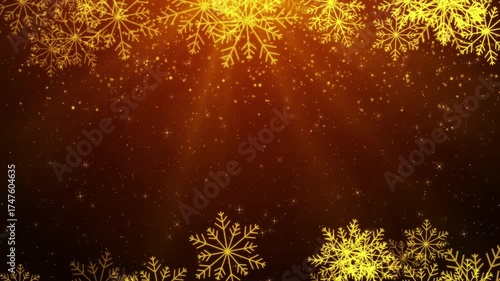 christmas background with snowflakes