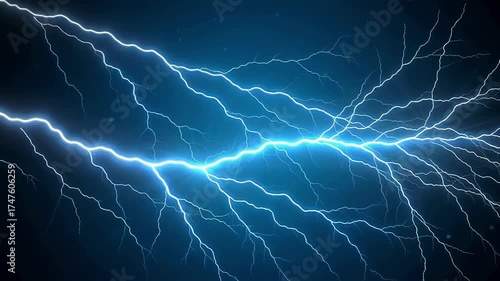 Lightning strikes background thunder storm electric energy power nature effect sky 4k hd