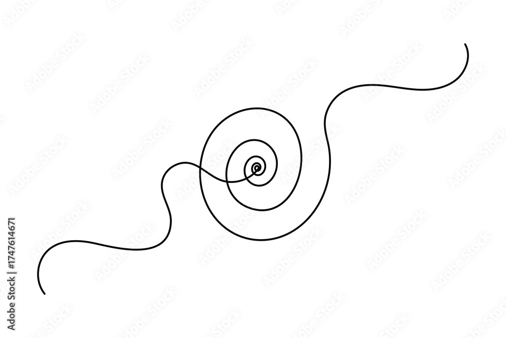 Fototapeta premium Target with arrow icon continuous one line drawing minimalist outline vector illustration 