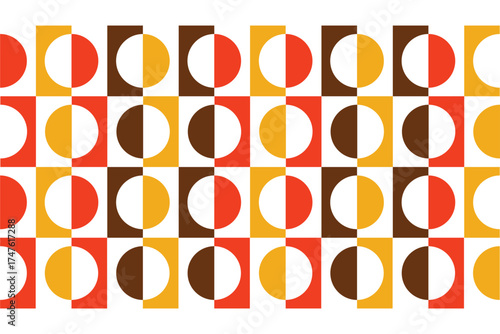 Geometric seamless pattern