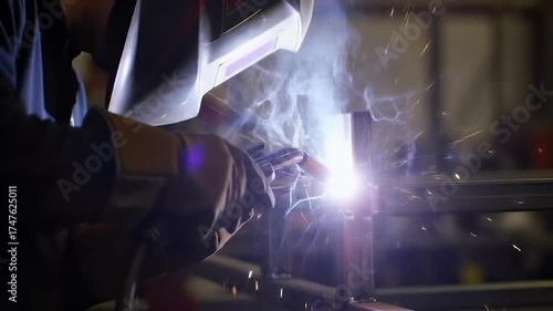 Cyberpunk gamer setup with RGB neon lights