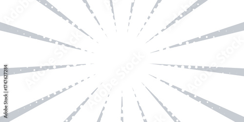 Ray sun light. Sunburst background. Radial circle line. Pattern starburst. Comic beam lines. Sun effect rays. Abstract firework. Concentration stripe. Cartoons lightning style. Vector