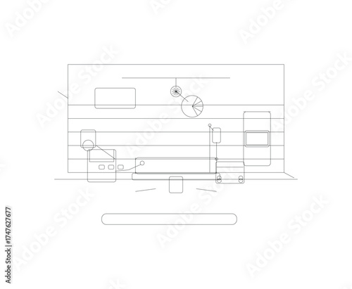 Operating Theater Unique Vector – Surgical Room Setup and Medical Procedure Environment Illustration
