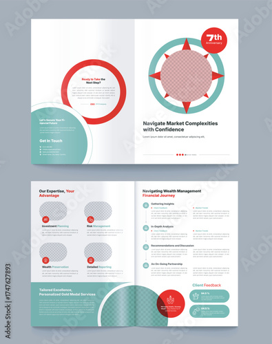 Wealth and Asset Management Bi-fold Brochure Design