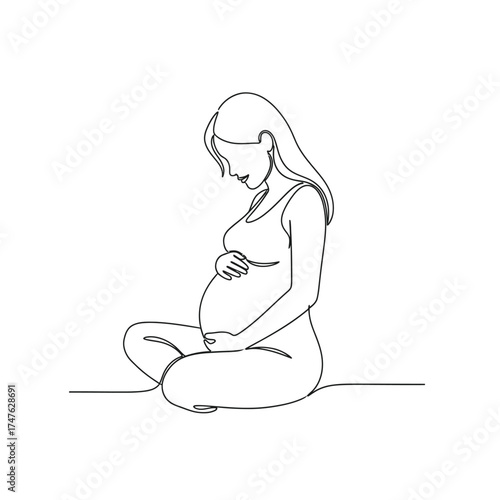 Vector art of person sitting on a chair and tapping their foot on a block nervous habit or fidgeting concept