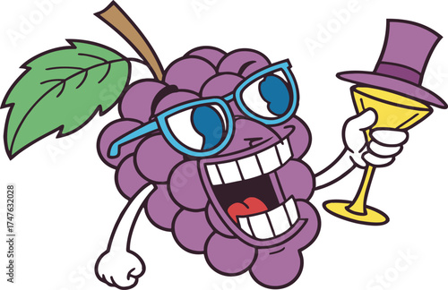 Funny cartoon vector drawing of a pirate warrior character with sword