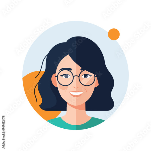 A friendly woman with short dark hair wearing glasses smiles warmly.