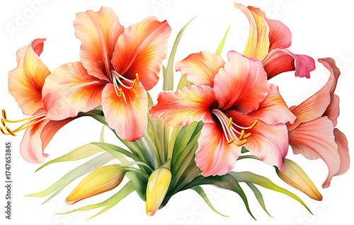 stunning close-up view of vibrant , their petals gracefully unfurling to reveal intricate details and delicate textures. capturing the ephemeral beauty of nature.