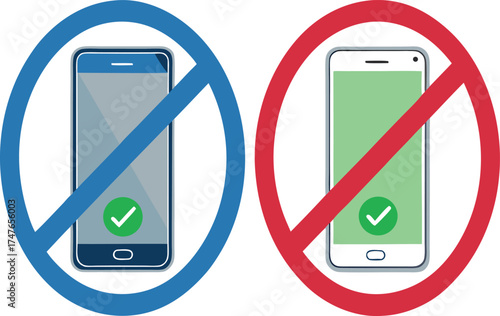 Phone Usage Prohibition Approve or Deny, Mobile Phone Restrictions Illustrated