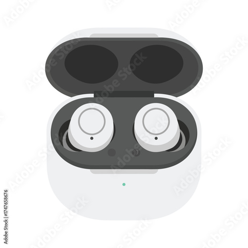 Wireless Earbuds with Charging Case, Modern Audio Accessories for Immersive Sound Experience