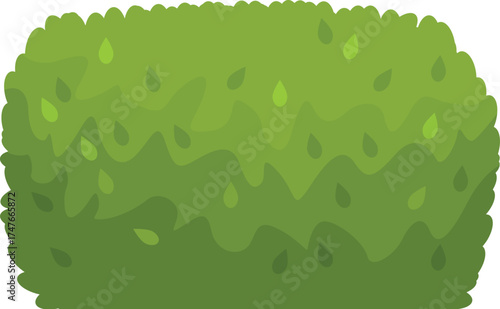 Lush green bush adds a touch of nature to garden landscapes