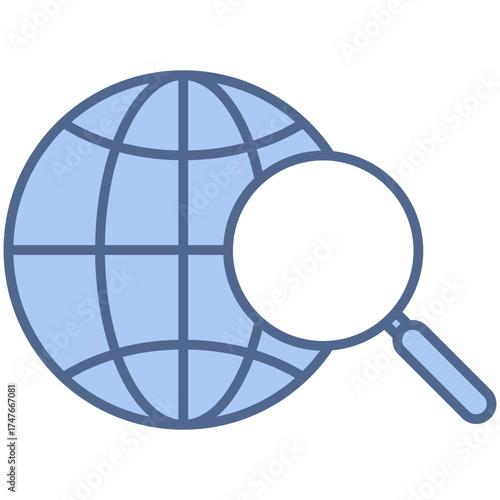 Search Blue Icon