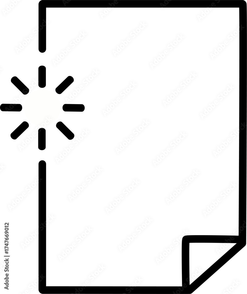 Obraz premium File download processing icon. Waiting file update vector icon. Vector graphics and not Artificial Intelligence, logo illustration. Replaceable vector design.