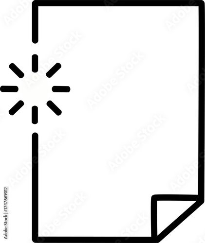 File download processing icon. Waiting file update vector icon. Vector graphics and not Artificial Intelligence, logo illustration. Replaceable vector design.