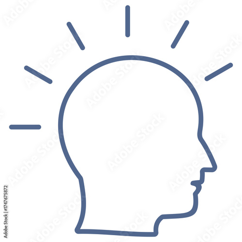 Consciousness Blue Icon