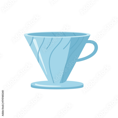 Brew delicious coffee at home with this stylish pale blue pour over coffee maker, perfect for coffee lovers