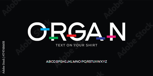 Creative Uppercase Sport Fashion Futuristic Font. Alpha Modern abstract digital alphabet font. Minimal technology typography. vector illustration 
