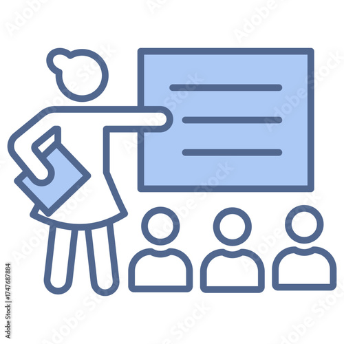 Instruct Blue Icon