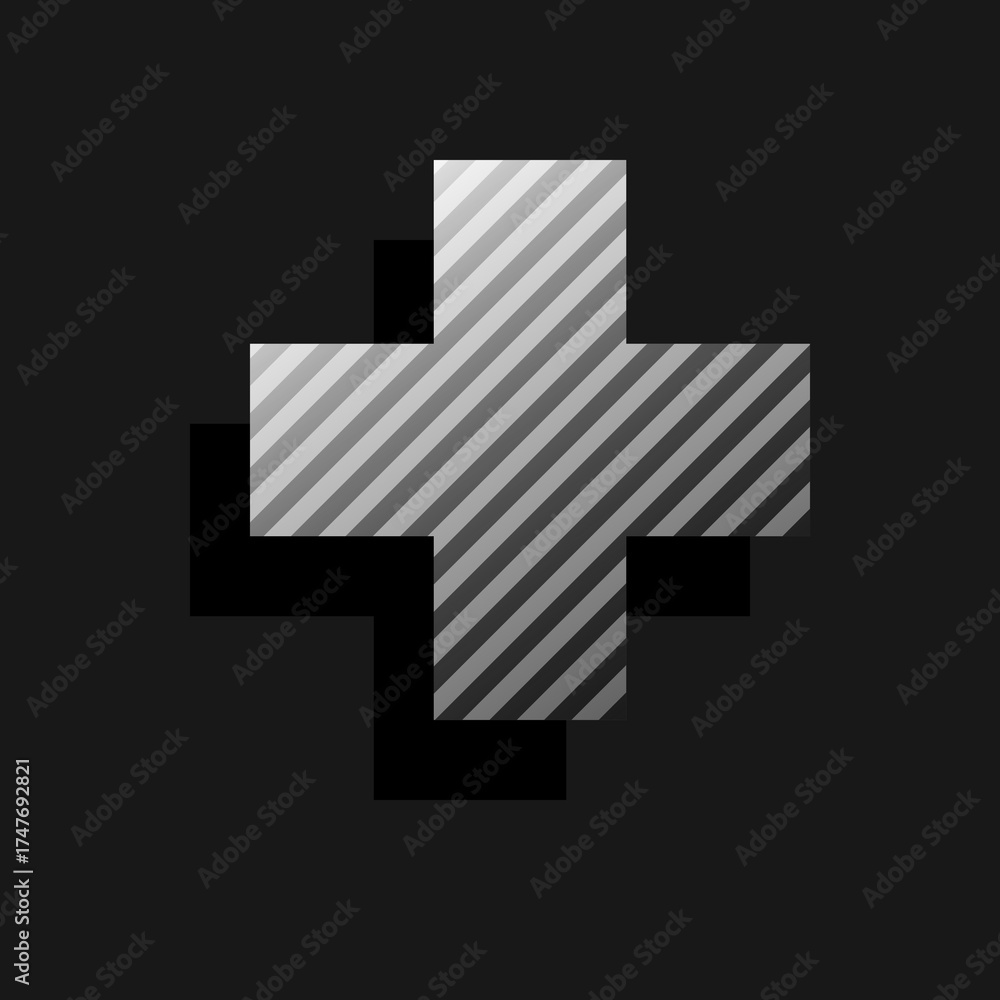 Obraz premium vector cross symbol