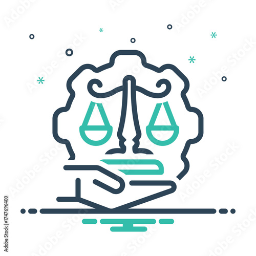 Mix icon for lawyer services